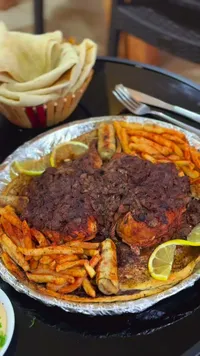 وجبة دجاج مسخن فلسطيني