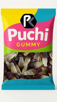 Puchi Gummy — حلوى جيلي على شكل زجاجات
