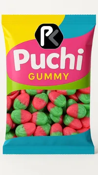 Puchi Gummy — حلوى جيلي على شكل فراولة