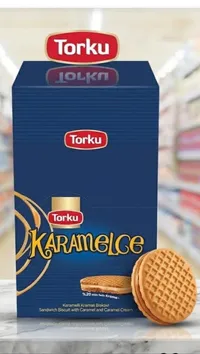 بسكويت محشو بكريمة الكراميل - توركو (Torku)