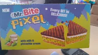 ويفر بيكسل بالحليب وكريمة الفستق - مستر بايت (Mr. Bite)