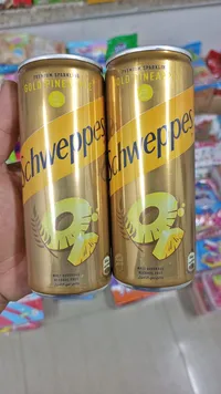 مشروب شعير غازي بنكهة الأناناس الذهبي - شويبس (Schweppes)