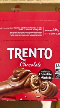أصابع ويفر محشوة ومغطاة بالشوكولاتة - ترينتو (Trento)