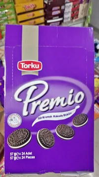 بسكويت بالكاكاو محشو بكريمة الحليب - توركو بريميو (Torku)