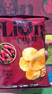 شيبس بطاطس بنكهة الفلفل الحلو - ليون (Lion)