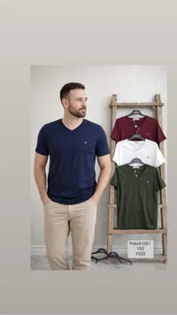 تيشيرت رجالي بياقة سبعة - بولو (Polo)