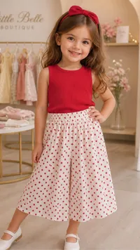 طقم ملابس صيفي للبنات - ليتل بيل بوتيك (Little Belle Boutique)
