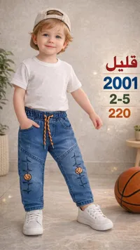 بنطال جينز للأطفال - قليل