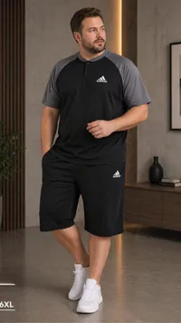 طقم رياضي صيفي رجالي - أديداس (Adidas)