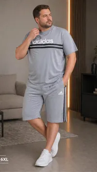 طقم رياضي صيفي للرجال - أديداس (Adidas)