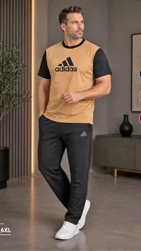 طقم ملابس رياضية رجالي - أديداس (Adidas)