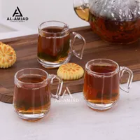 مجموعة أكواب شاي زجاجية - الامجد