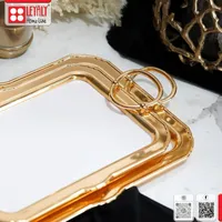 صينية تقديم ذهبية - ليالي هوم لاين (Leyaly Home Line)