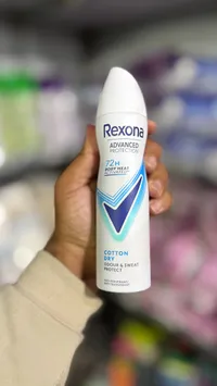 بخاخ مزيل عرق كوتون دراي - ريكسونا (Rexona)