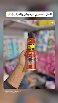 بخاخ قاتل للحشرات 2 في 1 - ريد (Raid)