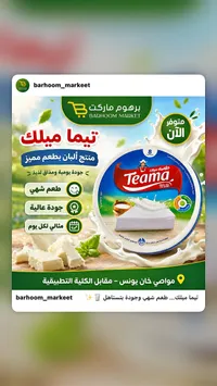 جبنة مثلثات - تيما ميلك (Teama)