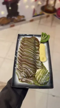 طبق المحار الطازج المشكل