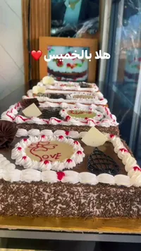 قالب كيك الشوكولاتة المزين
