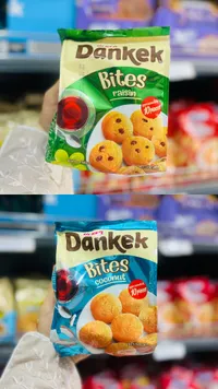 بسكويت دانكيك بايتس بالزبيب - Dankek Bites Raisin