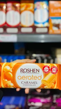 شوكلاتة مهواة بالكراميل - روشين (Roshen)