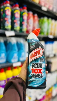 جل منظف ومطهر للمراحيض باور بلس 10 إكس - هاربيك (Harpic)