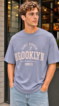 تيشيرت بطباعة بروكلين (Brooklyn)