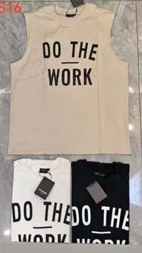 تيشيرت بطباعة "Do The Work" - كانافارو (Canavarro)