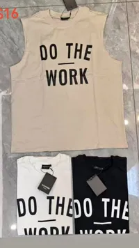 تيشيرت بطبعة "Do The Work" - كارافارو (CARAVARO)