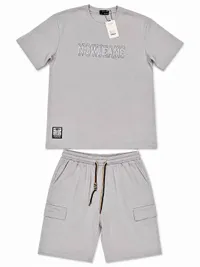 طقم تي شيرت وشورت - NOWJEANS