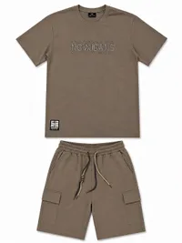 طقم تي شيرت وشورت - NOWJEANS