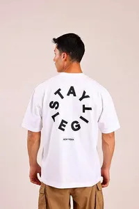 تيشيرت بطباعة دائرية "Stay Legit" - نيويورك (New York)