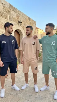 طقم شورت وتيشيرت شبابي - D