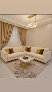 طقم كنب زاوية مودرن بتصميم عصري