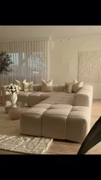 كنبة زاوية مودرن بتصميم عصري