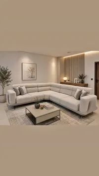 كنبة زاوية بتصميم عصري