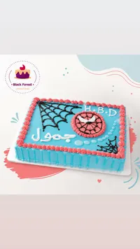 قالب كيك سبايدرمان - بلاك فورست (Black Forest)