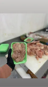 لحم دجاج مفروم طازة