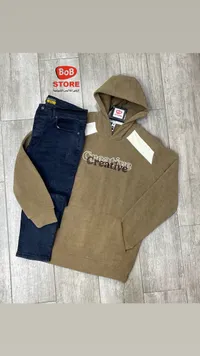 طقم هوديه وجينز Creative