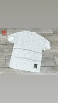 تيشيرت رجالي بنقشة رخامية - بوب ستور (BoB Store)