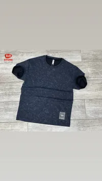 تيشيرت رجالي بنقشة رخامية - بوب ستور (BoB Store)