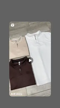 قميص بولو رجالي بسحاب - بوب ستور (BoB store)