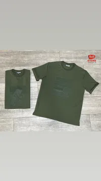 تيشيرت رجالي سادة بياقة دائرية - بوب ستور (BoB Store)