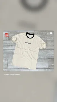 تيشيرت رجالي بياقة دائرية - بوب ستور (Bob Store)