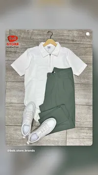 طقم ملابس رجالي صيفي - بوب ستور (Bob Store)