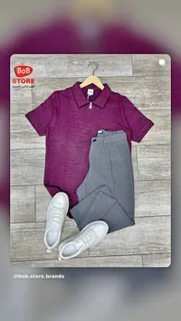 طقم ملابس رجالي صيفي - بوب ستور (Bob Store)