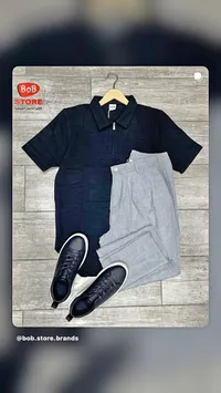 طقم ملابس رجالي صيفي - بوب ستور (Bob Store)