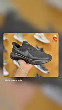 حذاء رياضي شبابي أسود - نايكي (Nike)
