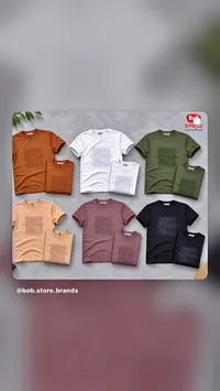 تيشيرت رجالي قطني - بوب ستور (Bob Store)