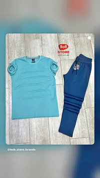 طقم ملابس صيفي رجالي - بوب ستور (Bob Store)