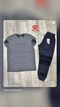 طقم ملابس رياضية رجالي - بوب ستور (Bob Store)